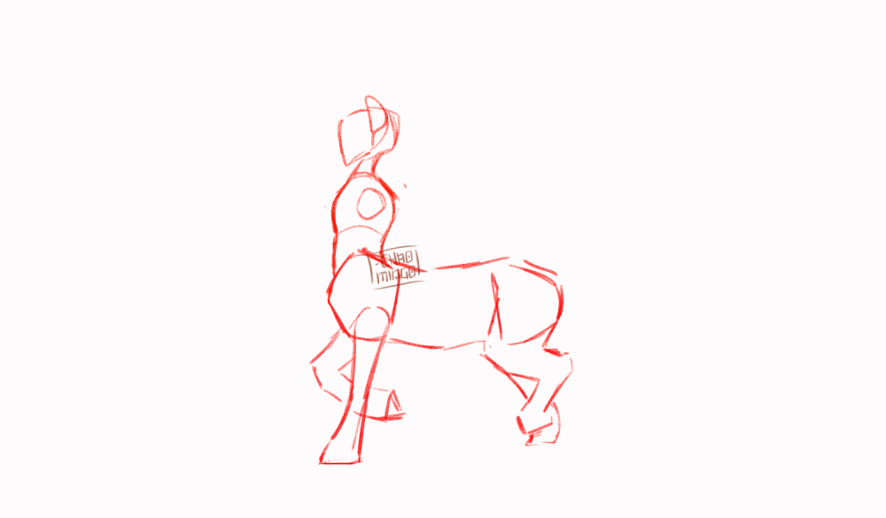 "Centaur Walk Cycle" - 2024